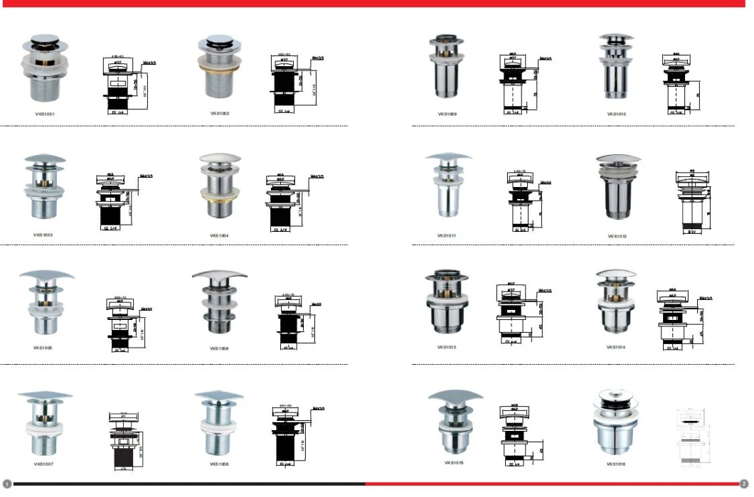 Bathroom Accessories Plumbing Fitting Plastic Sink Drainer Waste Sanitary Ware with Rubber Plug (ALXS0066)