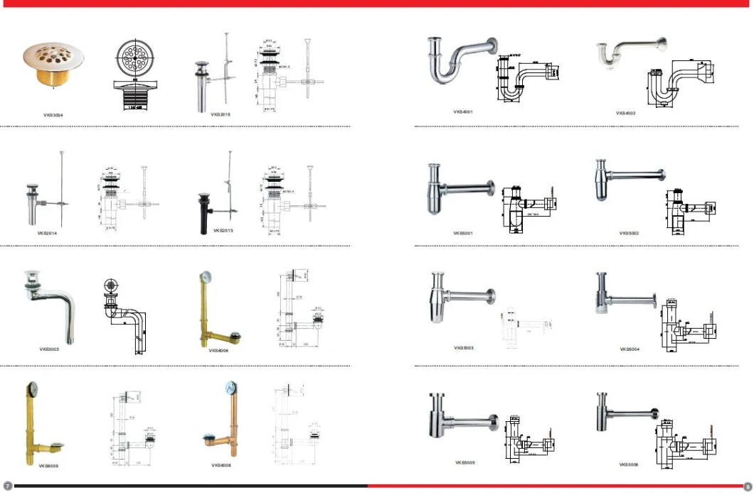 Bath and Basin Spare Parts Brass Plug for Pop up Drainer Waste (ALPJ0026)