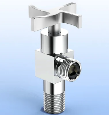 販売用鍛造真鍮アングルバルブ、サイズ1/2 x 1/2インチ